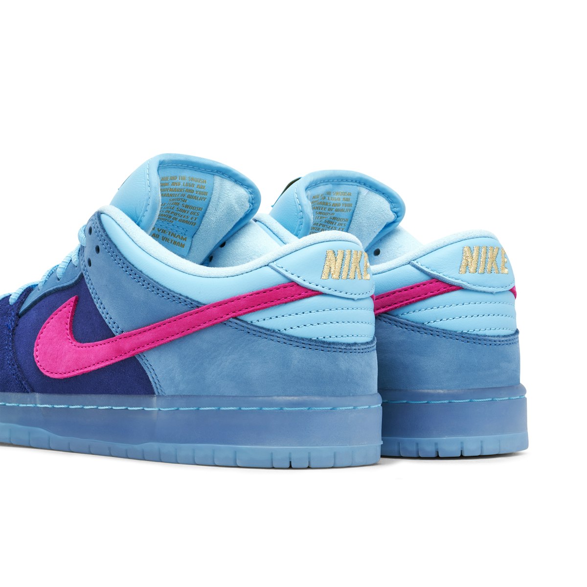 NIKE SB DUNK LOW X RUN THE JEWELS BLUE PINK