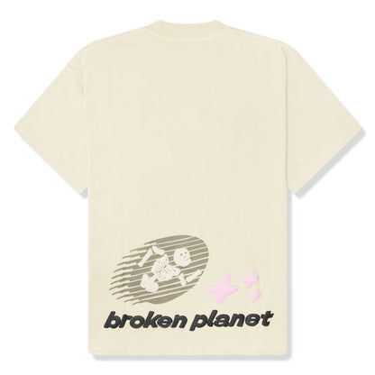 Broken Planet Cosmic Speed T-shirt Bone White