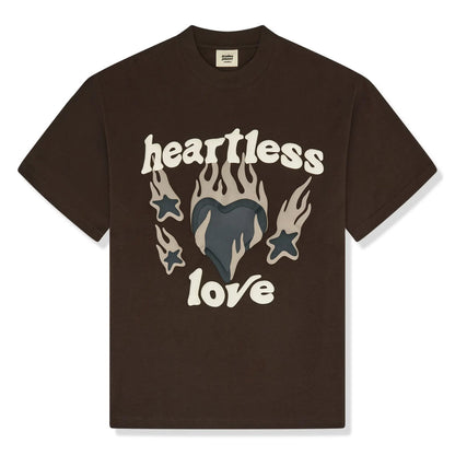 Broken Planet Heartless Love T-shirt Mocha Brown