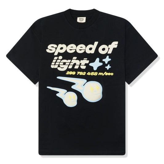 Broken Planet Speed of Light T Shirt Midnight Black